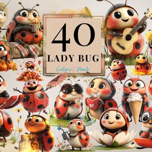 Coccinelle Clipart printemps coccinelle PNG Jolie coccinelle PNG Clipart insecte Floral coccinelle printemps PNG Bugs | Clipart à usage commercial transparent