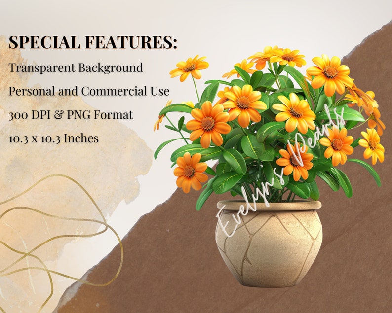 Puede incluir: Un ramo de flores de color naranja brillante en una maceta de cer&aacute;mica beige con superficie texturizada. Las flores est&aacute;n dispuestas en un racimo y tienen hojas verdes. La maceta tiene un di&aacute;metro de 26,16 cm.