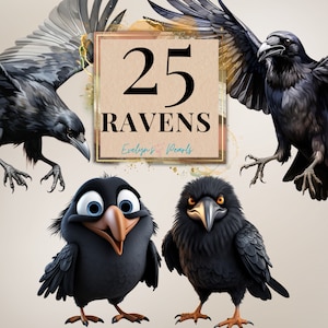Rabe Clipart Horror Clipart Gruselig Clipart Gotik PNG Vogel Clipart Gruselig Clipart Tier PNG | Kommerzielle Nutzung Clipart Transparent