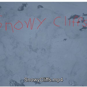 Mapa de batalla animado de Snow Cliffs 4k Ultra HD