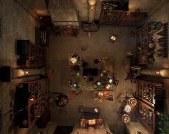 Magic Shop TTRPG animated map dnd rpg