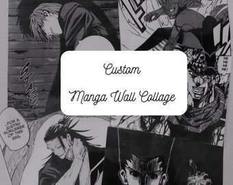 75 Custom Manga Panels with Clear Finish| Durable & Easy to Reuse