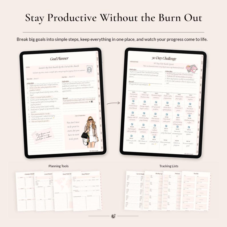 2026 + 2027 + Undated Digital Planner Bundle: Daily, Weekly, Monthly ...