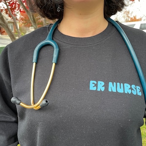 ER Nurse Crewneck - Emergency Room Nurse - Emergency Department Nurse Crewneck - ED Nurse Crewneck - ER Nurse - Emerge Staff