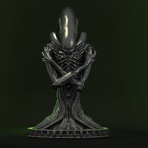 ALİEN Xenomorph Bust | 3D Model STL Dosyası