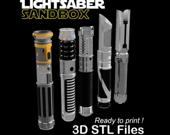 Lightsaber Customizable 3D KIT - STL Files