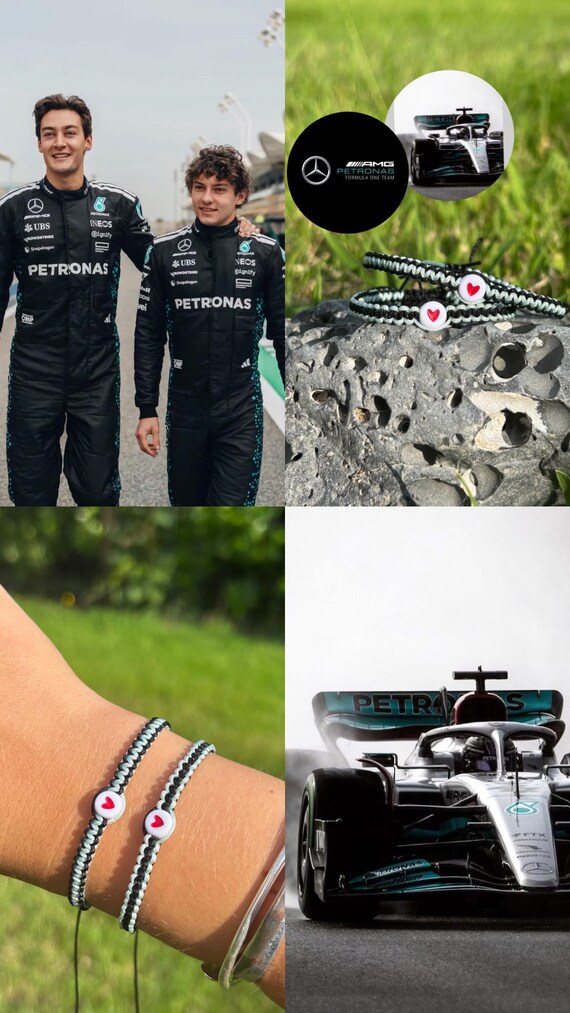Mercedes Bracelets || F1 || Formula 1 || Matching Bracelets - Etsy