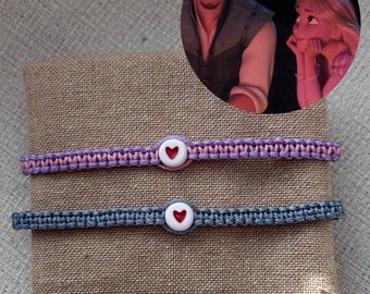 Tangled matching bracelets