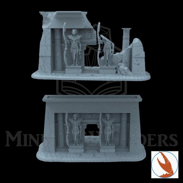 Gateway by Crab Miniatures | D&D Modular Terrain | Scatter Terrain | Wargaming Terrain | Egypt Terrain | Roleplaying Gifts
