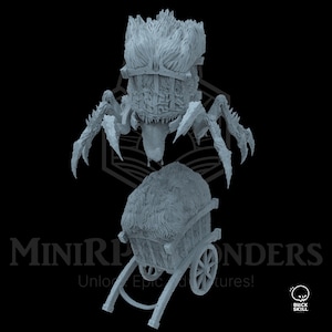Black Skull Studio の Mimic Cart | DnD、5E、Pathfinder およびその他の RPG 用 | 約 28 mm