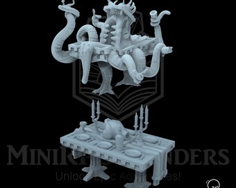 Mimic feast by Black Skull Studio | for DnD, 5E, Pathfinder and other RPGs | ~ 28mm