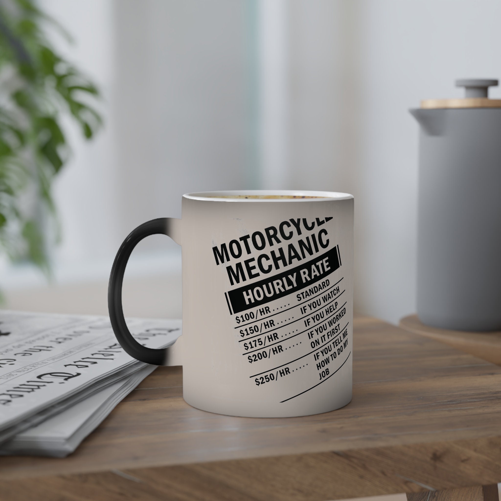 Autoschrauber Tasse Geschenkidee Kaffeetasse Humor Witz Geschenk für Kfz  Mechaniker Kaffeebecher Auto Becher (Weiß & Schwarz) : : Küche,  Haushalt & Wohnen