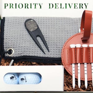 Personalized Golf Gift Box for Colleague Appreciation Golf Balls Set for Dad Golf Gift Idea for Teachers Golf Towel Gift Set for Golf Lovers