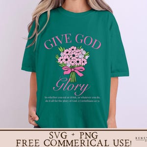 pink give God glory png