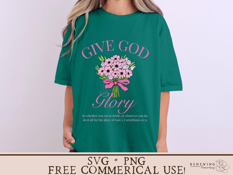 pink give God glory png