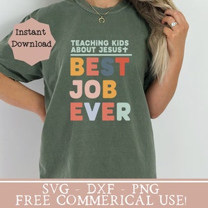 sunday school teacher sublimation design
