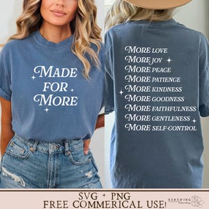 shirt svg made for more