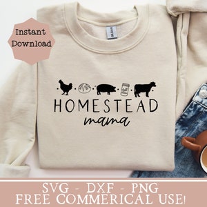 homestead mama svg fazenda esposa png design homestead shirt svg country living svg homestead presente crocante mama camisa svg homeschool mom png