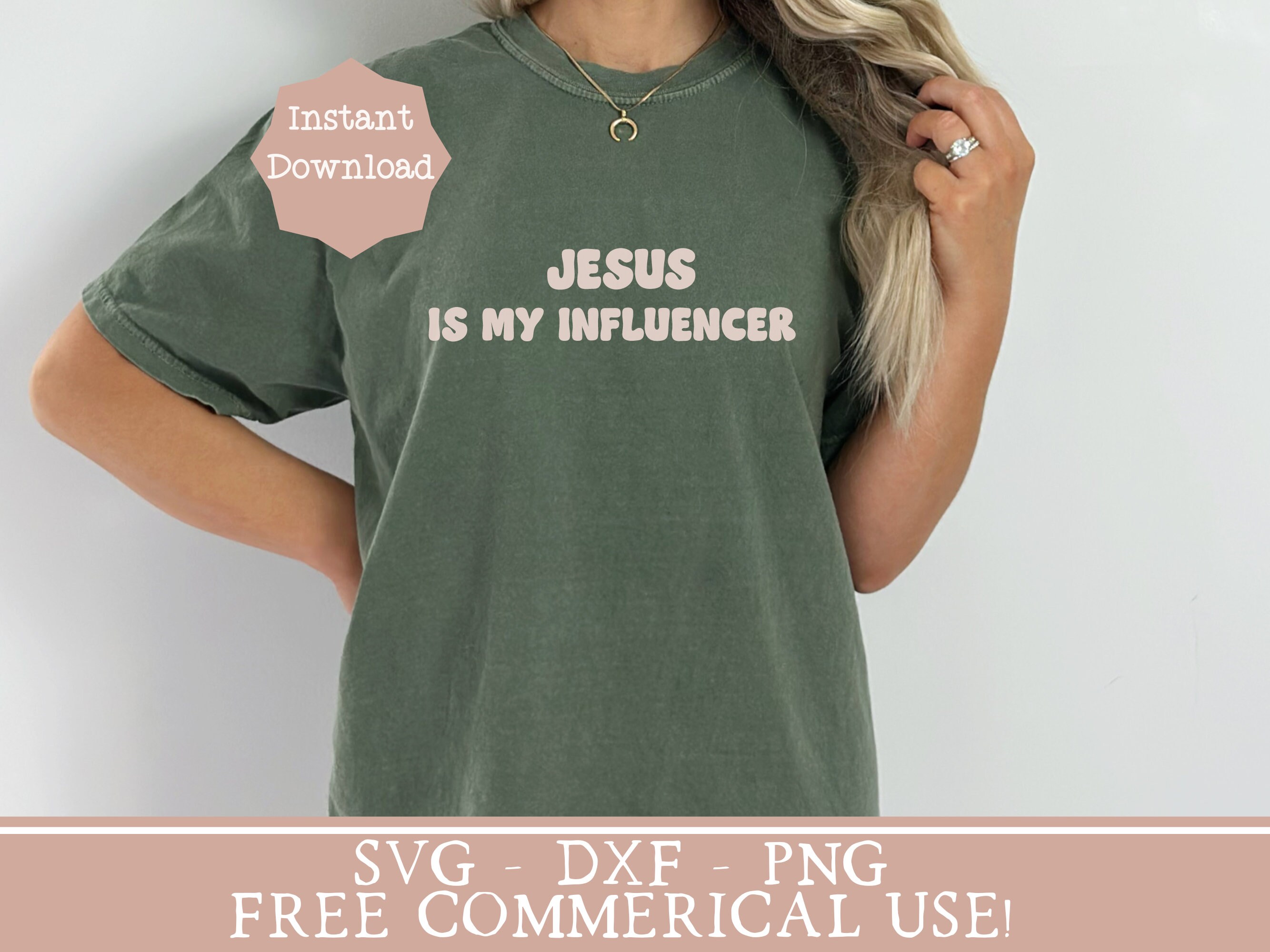 Retro Christian Shirt Png Jesus is My Influencer Svg Faith Png Shirt ...