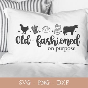 farmhouse home decor pillow svg