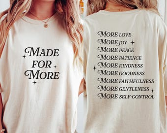 Christian shirt svg made for more png fruit of the spirit svg religious shirt png faith inspired svg bible verse shirt design love joy peace