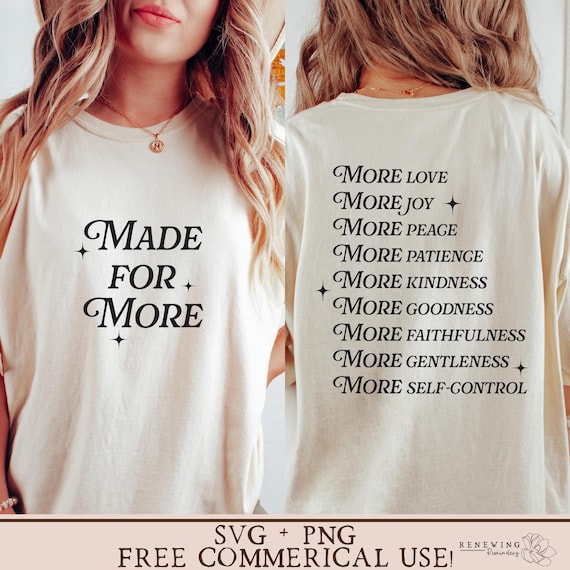 Christian shirt svg made for more png fruit of the spirit svg religious shirt png faith inspired svg bible verse shirt design love joy peace