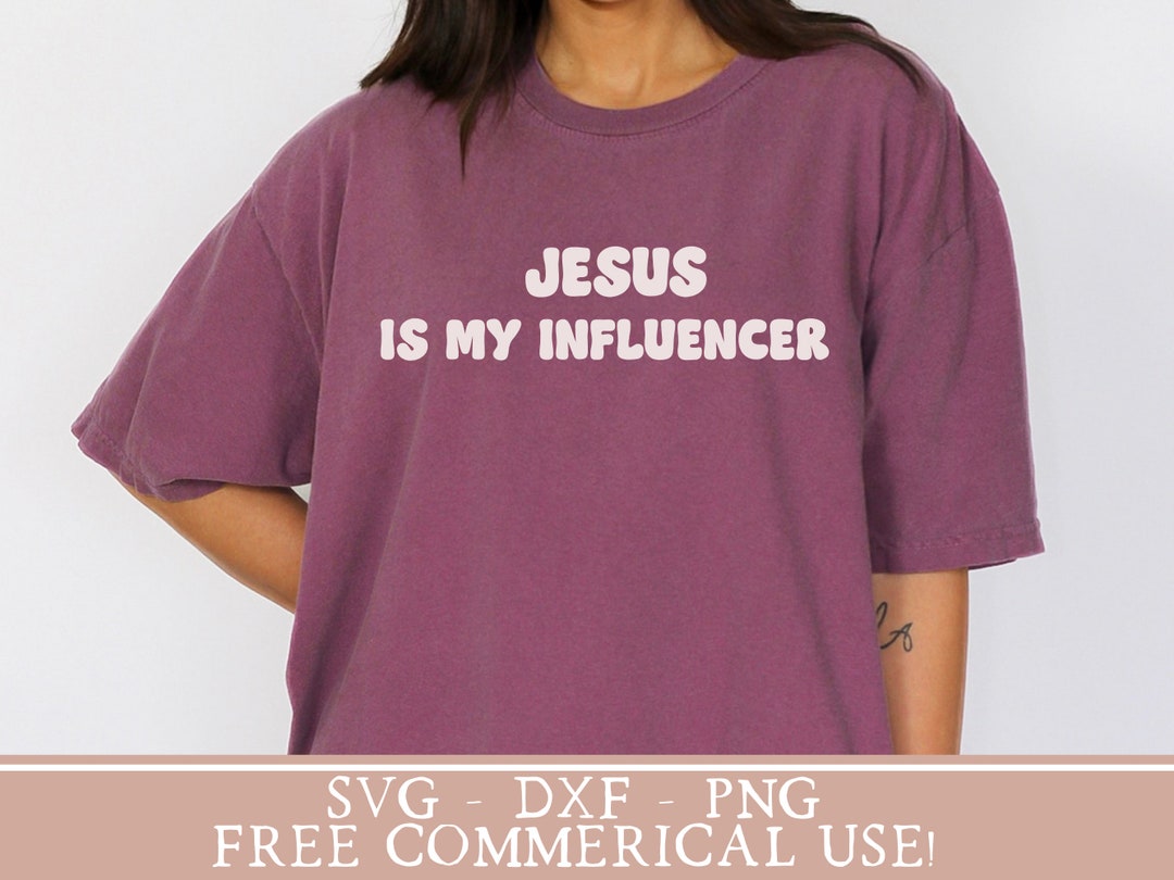 Retro Christian Shirt Png Jesus is My Influencer Svg Faith Png Shirt ...
