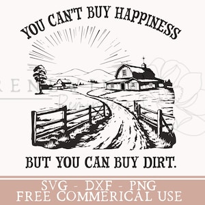 camisa de fazenda svg você pode comprar sujeira png camisa de fazenda svg vida rural png cena de fazenda sublimação estrada de terra png sinal de fazenda svg vida simples png
