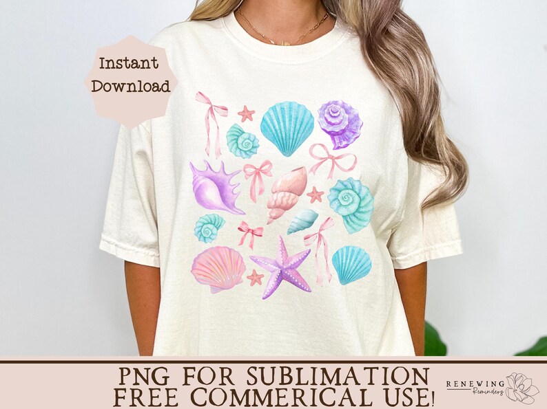 shirt png seashell bow