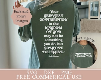 Christliches Mutterschafts-Shirt svg Muttertagsgeschenk für junge Mutter svg bleiben Sie zu Hause Mama png inspirierendes Mom-Shirt svg Mutterschaft ist Königreichsarbeit