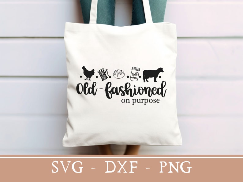 simple living svg for tote bag
