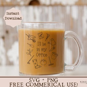 gift idea garden mug svg