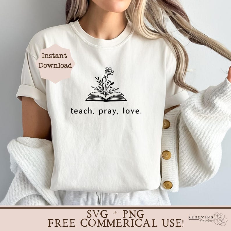 love svg minimalist teacher png