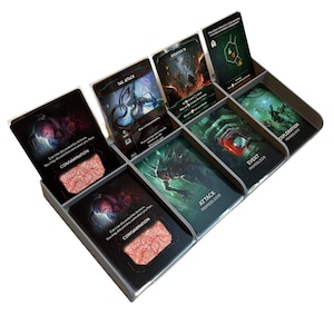 Modular Game Card Holder With Combination Draw/Discard Pile