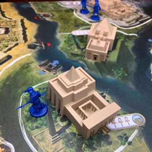 Bâtiments du temple de sang et de sable de Kemet - Imprimés en 3D