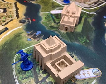 Kemet Blood and Sand Temple Buildings - 3D Printed