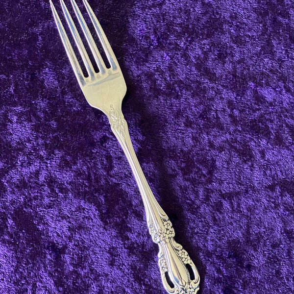 RAPHAEL Distinction Deluxe Stainless by Oneida Vintage Glossy Flatware - 1 Dinner Fork