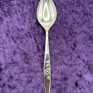OUR ROSE by Oneida Stainless Vintage Flatware - 1 Teaspoon - made in USA