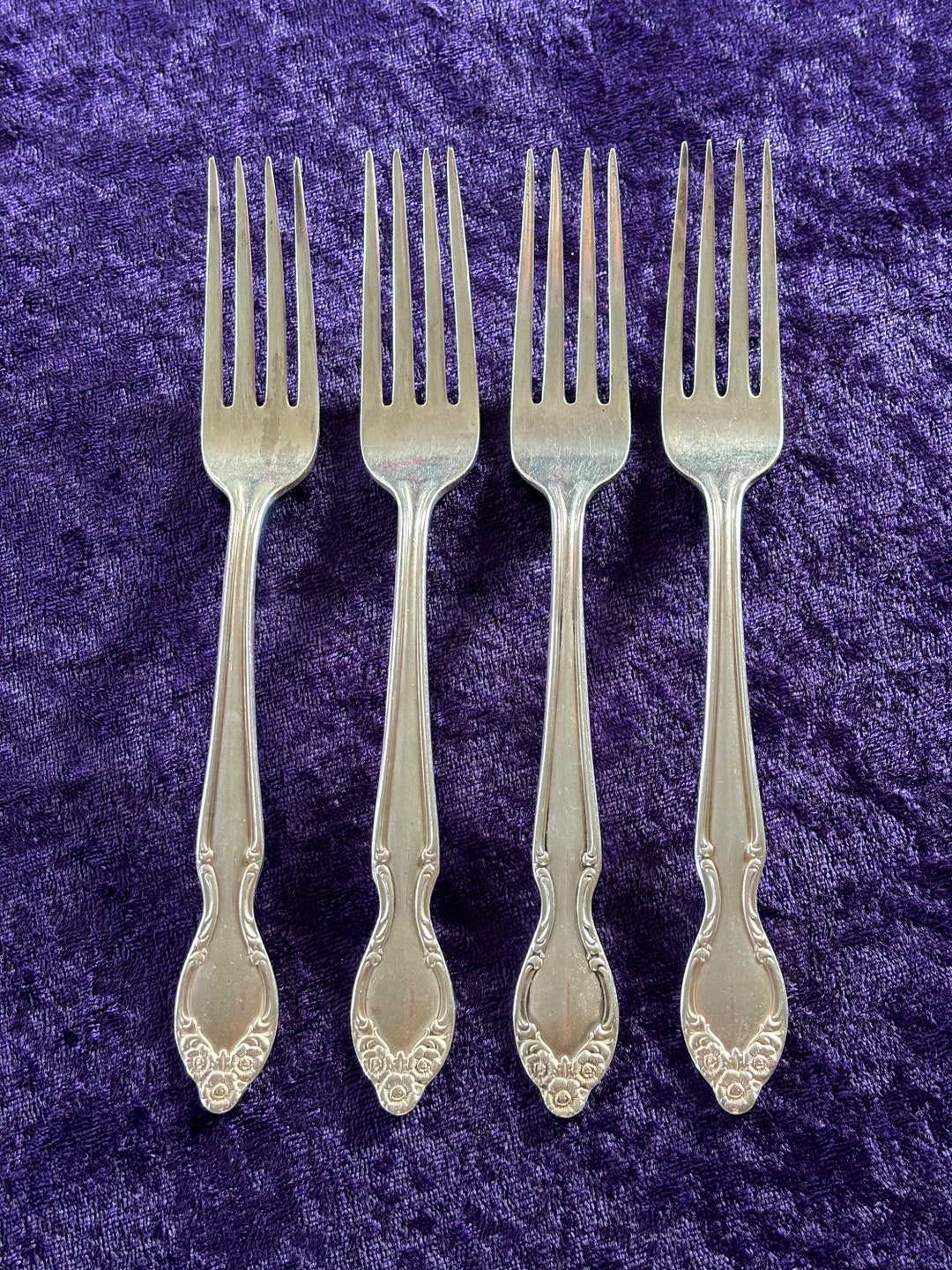 LADY DENSMORE Silverplate by Wm. Rogers Reinforced Plate Vintage 1955 4