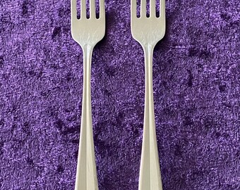 GALA IMPULSE Oneida Stainless Vintage Flatware - 2 Dinner Forks