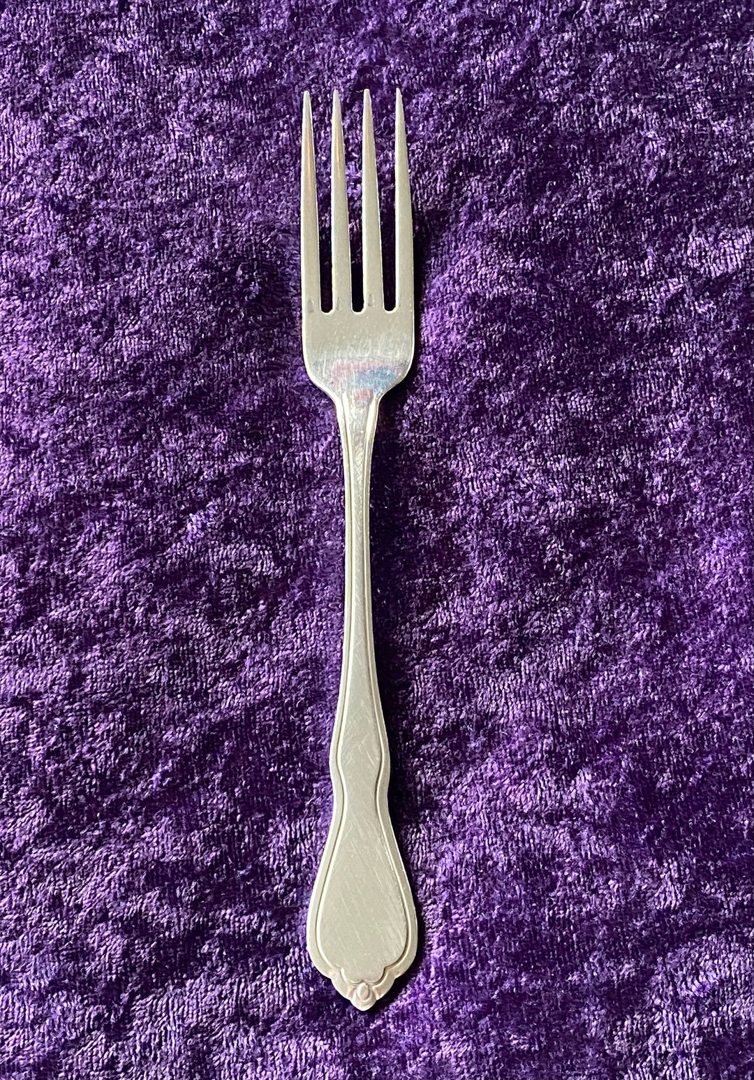 TRINITY SSS by Oneida Stainless Vintage Flatware 1 Dinner Fork Made in