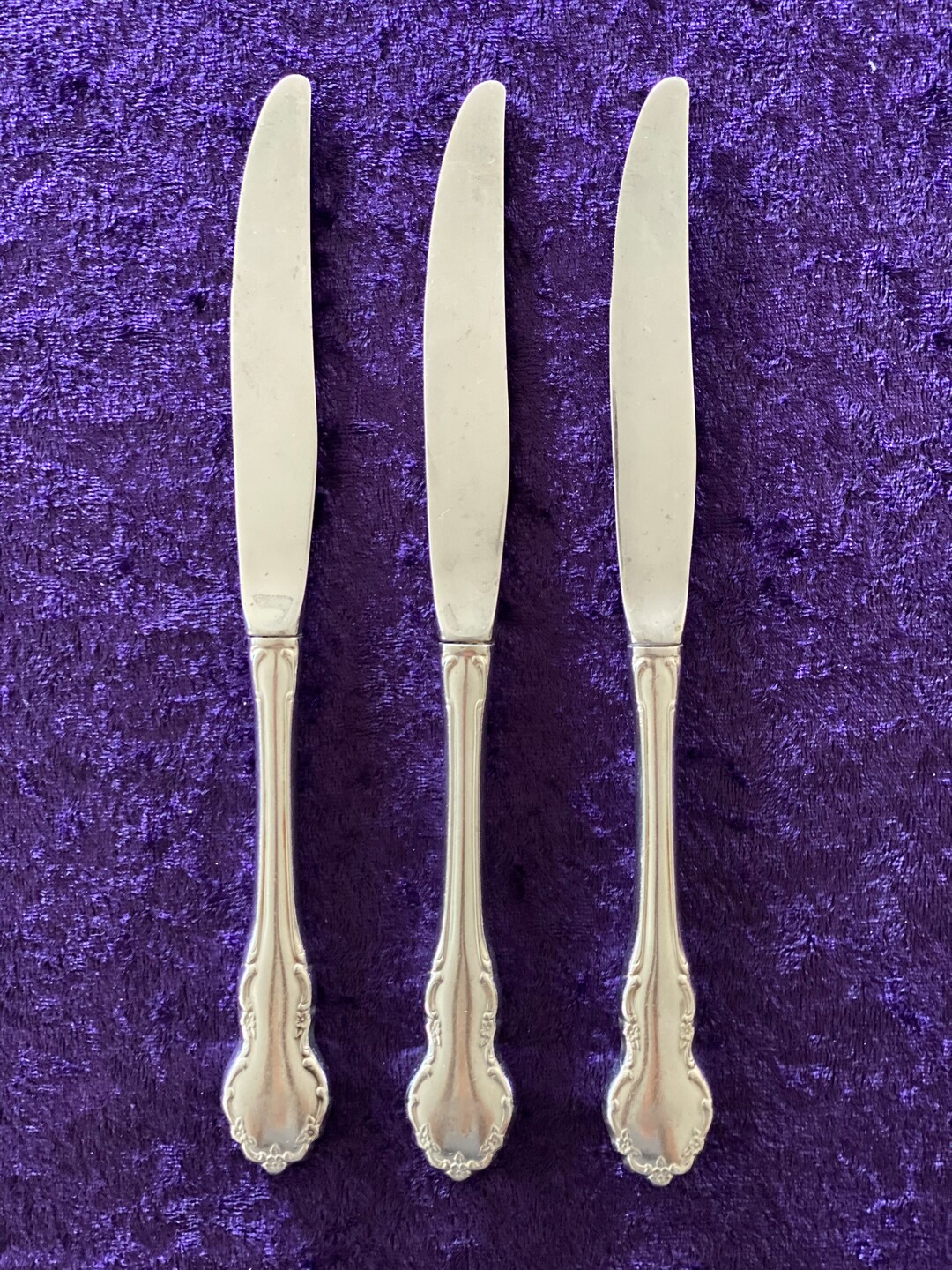 TENNYSON Community Stainless by Oneida Vintage Glossy Flatware 3 Hollow