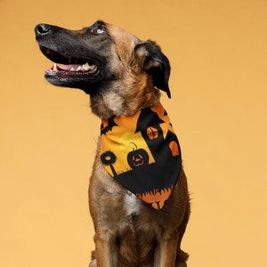 Spooktacular Halloween Pet Bandana Collar