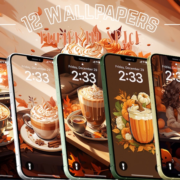 Pumpkin Spice Wallpaper - Etsy