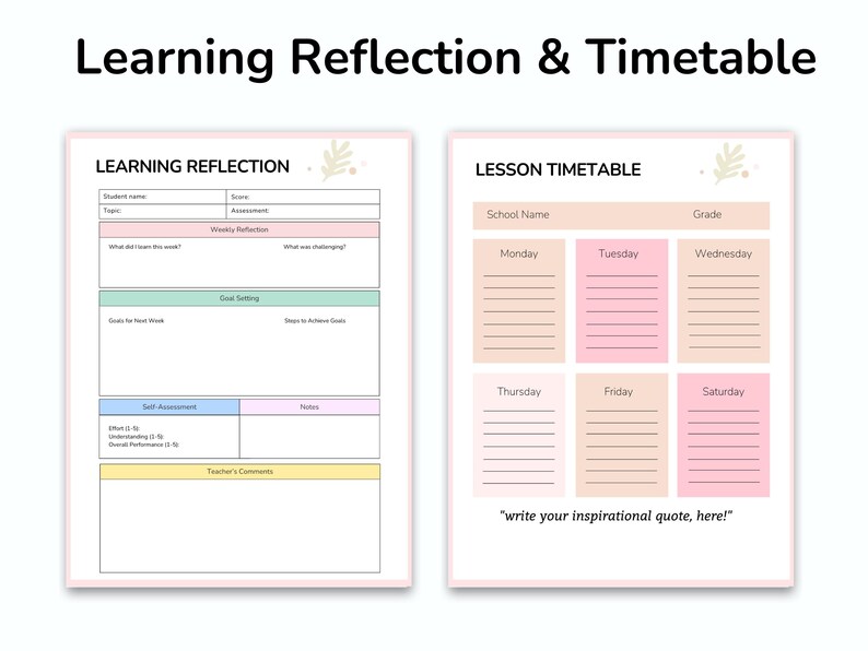 Editable Weekly Lesson Plan Template, Daily Teacher Lesson Plan ...