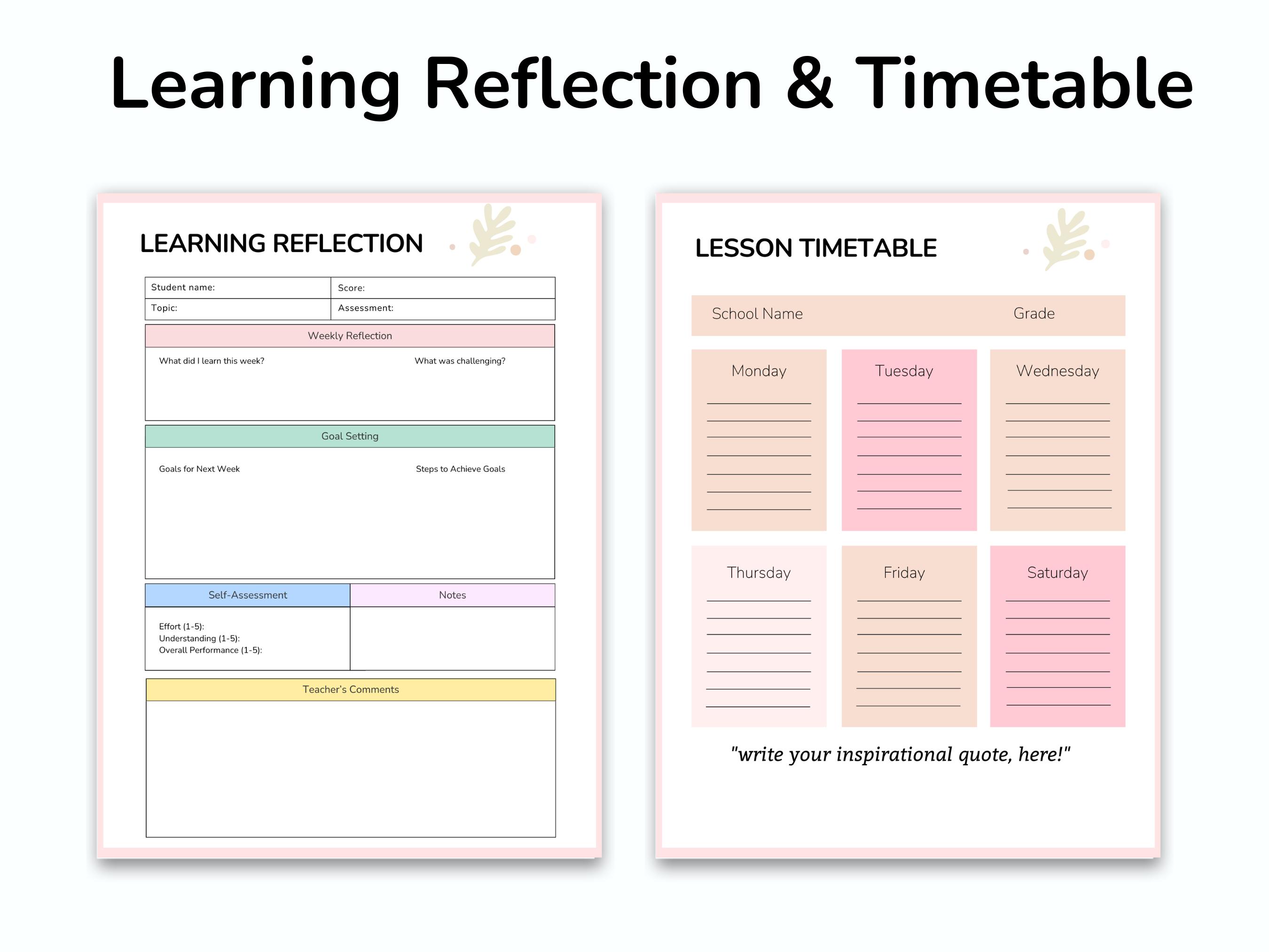 Editable Weekly Lesson Plan Template, Daily Teacher Lesson Plan ...