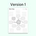 Mind Map Template, Concept Map Planner, Idea Map, Brain Dump Printable ...