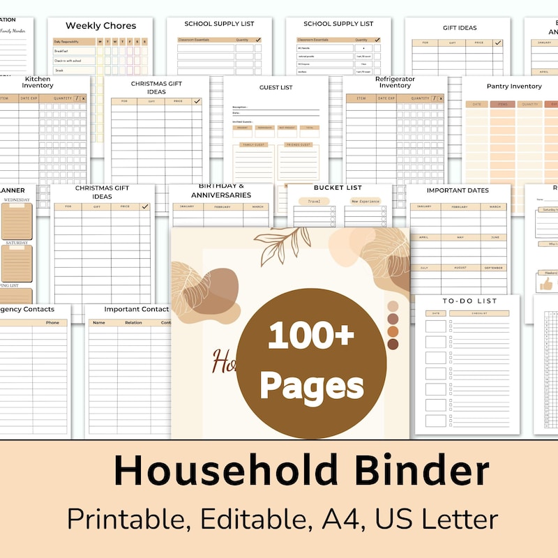 Clear Binder Organizer - Etsy