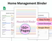 Home management binder, Household Planner Printable, Life Planner, Household Organizer, Cleaning Planner, Life Binder, Home Planner A4 PDF