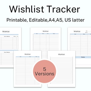 Wunschliste druckbare, Tore Planer, Urlaub Wunschliste Vorlage, Geburtstag Wunschliste, Shopping Wunschliste, Dinge zu kaufen Liste, Wunschliste